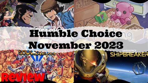 november 2023 humble choice|November 2023